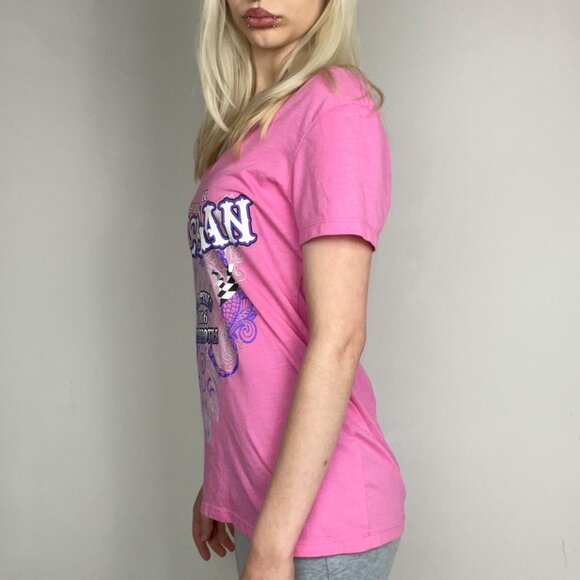 L - Brooklyn Michigan Pink Racing T - Picture 2 of 5